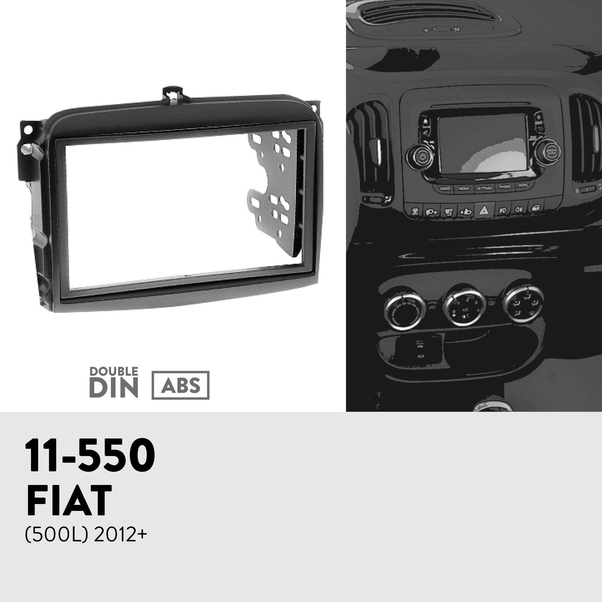 Ugar 11-550 Trim Fasia Radio Mobil Pemasangan Mounting Kit untuk Fiat (500L) 2012 +