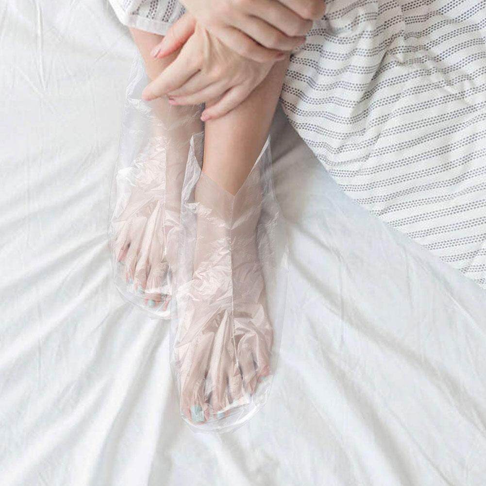 HOLD LIVE 100PCS Disposable Foot Mask Plastic Foot Foot Cover Care