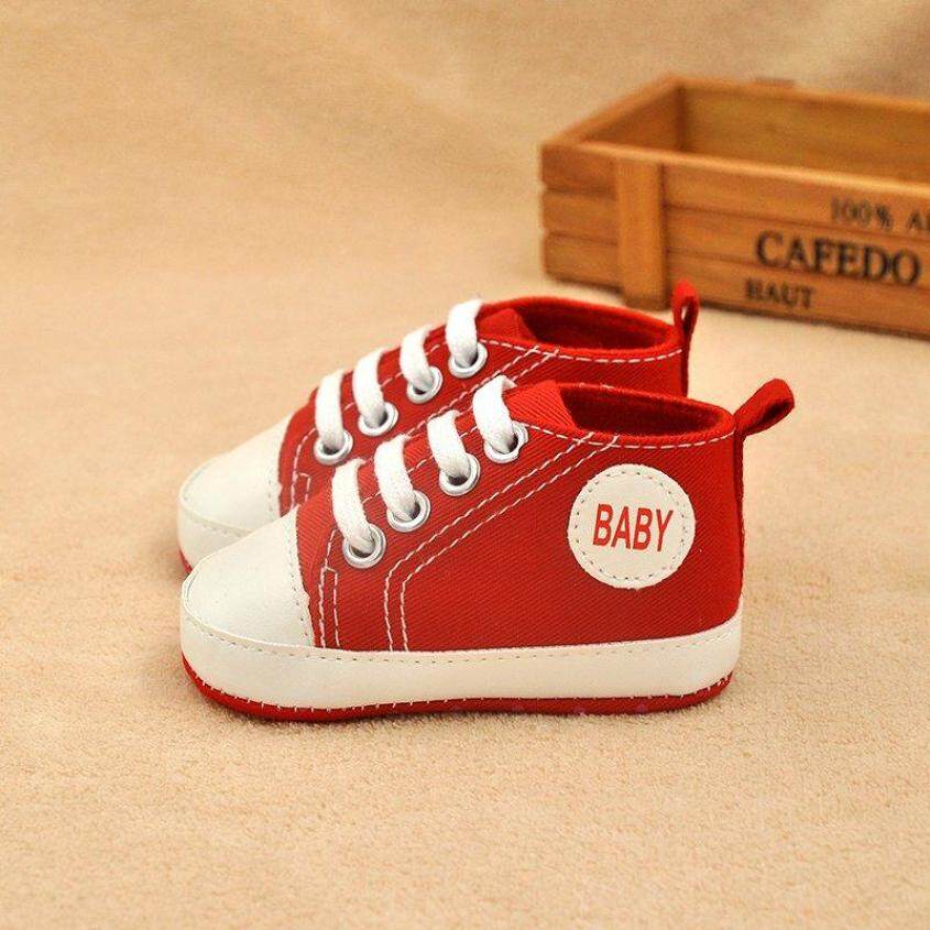 Tập đi cho Trẻ Sơ Sinh Bé Trai Bé Gái Chống trơn trượt Cũi Giày Sneaker 0-12 M giá rẻ