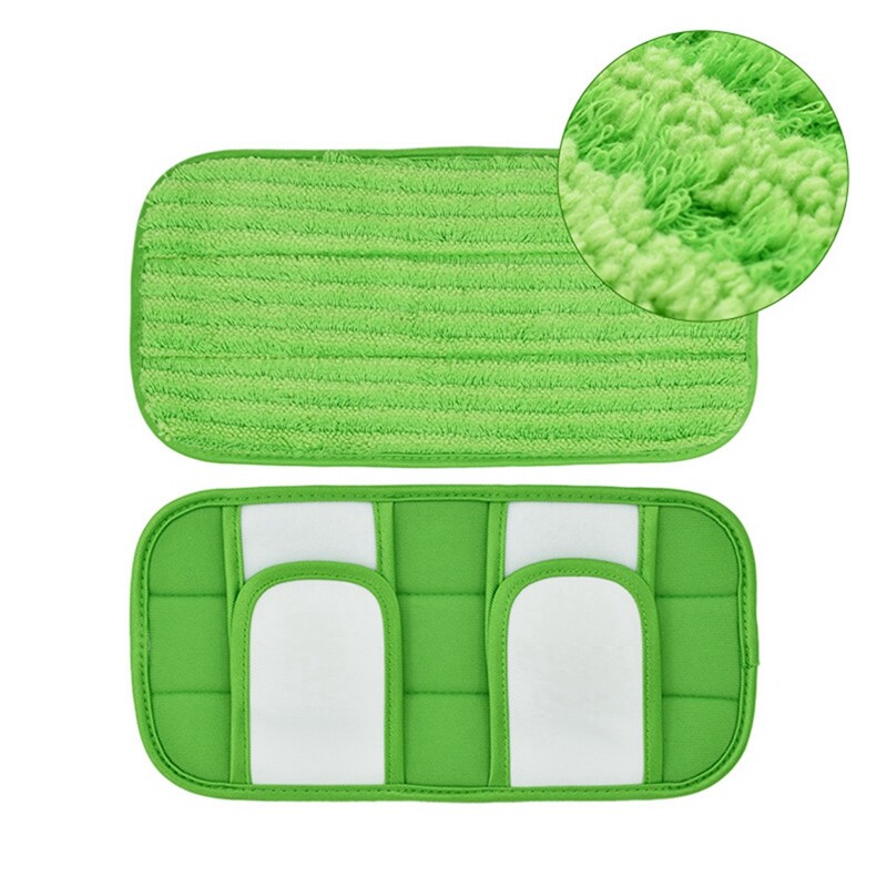 2PCS Wet/Dry Flat Mop Cloth Microfiber Floor Mop Replacement for Swiffer Sweeper Machine Washable Easy to Replace