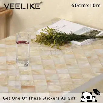 Veelike Marble Self Adhesive Wallpaper For Bathroom Kitchen