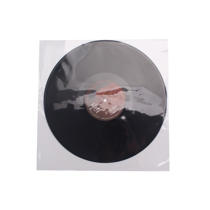 50 Pcs/Set Vinyl Record Protector LP Record Bags Anti-Static Record Sleeves Outer Inner Clear Cover