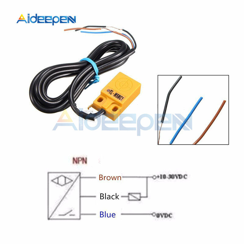 3-Wire 5Mm Inductive Proximity Sensor, 6-36V Dc Switch with Proximity Sensor