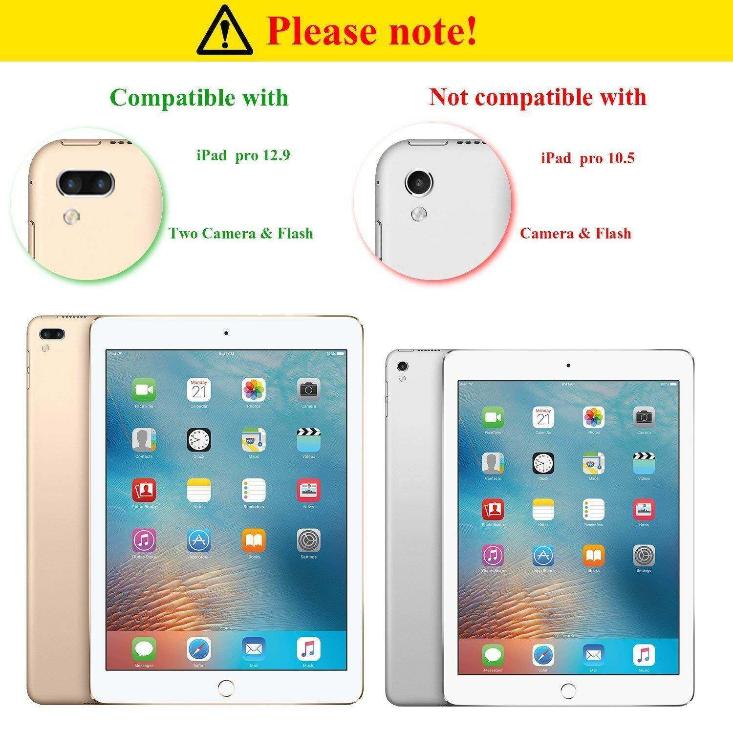 Bàn Phím Bluetooth Cho iPad Pro 12.9 2015/2017 Ốp Bàn Phím, Ốp Lưng Chống Va Đập Chịu Lực Nặng Bảo Vệ Chân Đế Thông Minh Không Dây Cho Apple iPad Pro 12.9 Inch 2015/2017 ,Ipad Pro 12.9 Thế Hệ Thứ 3 2018