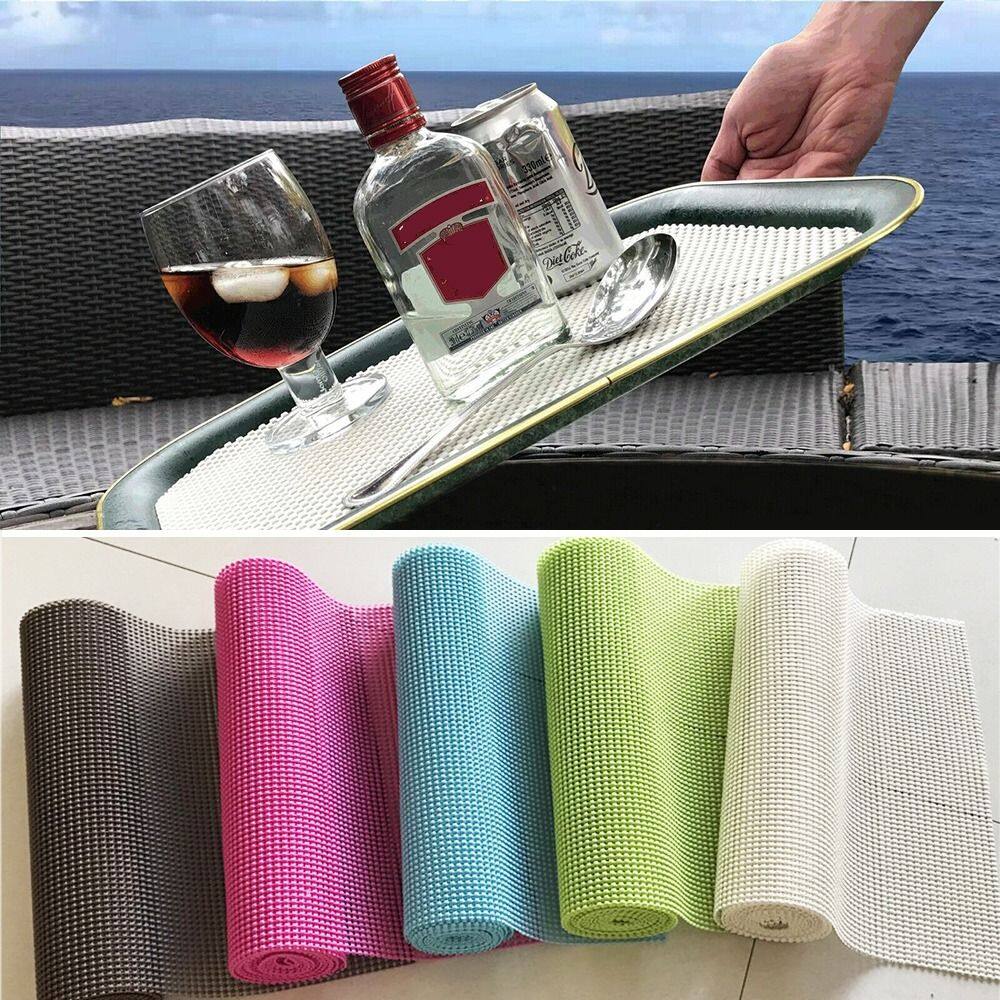 MINBAOYU196810 Home kitchen Moisture Proof Arbitrary Clipping Grid Carpet Cabinet Tableware Liner Drawer Cushion Non Slip Grip Mat