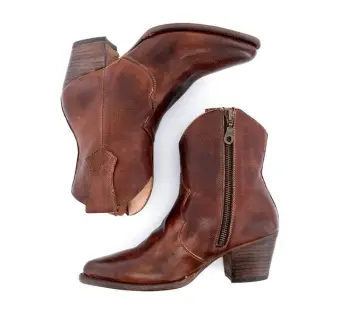 zipper cowgirl boots