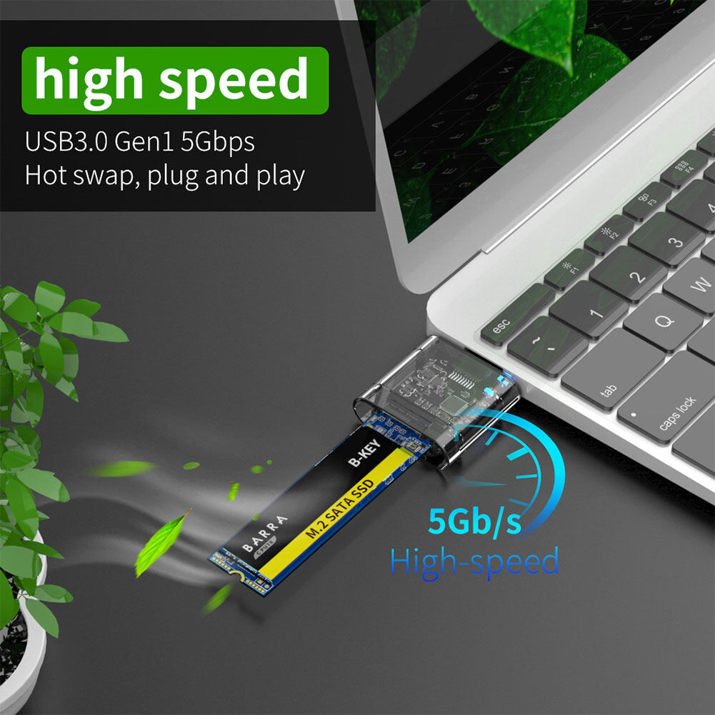 Hộp Đựng Ổ Cứng Gắn Ngoài Ổ Cứng SSD M2 M.2 Sang USB3.0 Gen 1 5Gbps SSD Cho SATA M.2