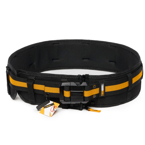 ToughBuilt TB-CT-41p Padded Belt - Heavy Duty Buckle - Zip-off Padding Extension - Customizable Belt Length - Comfortable Padding - Compatible with all ClipTech ™ Pouches
