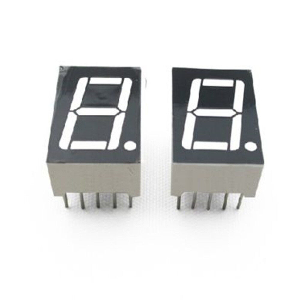 Original Aideepen Common Anode 10-Pin 1 Bit 7 Segment 0.56" Blue LED Display Digital Tube
