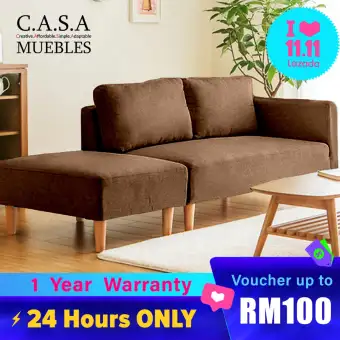 Casa Muebles Lazzo 123 Affordable Durable 2 Seater Fabric