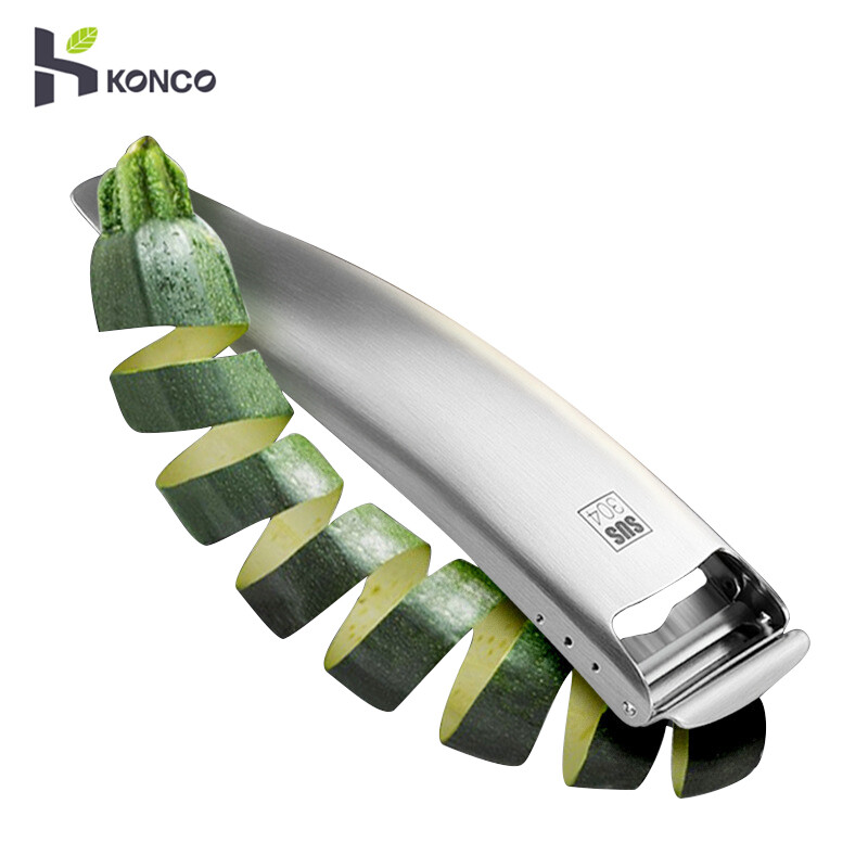 Konco 304 stainless steel peeler Fruits vegetable Peeler Kithen Slicer No-rust Slicer Potato Peeling Tool  Cucumber Grater Carrot Slicer