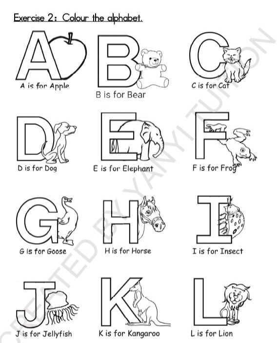 ABC Writing Sheets (Alphabet Arrow Guideline) + Exercise (129 pages ...