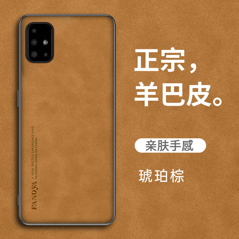 Leather Luxury Case for Samsung Galaxy Note 10 Lite Note 10Lite Armor Shockproof Soft Silicone Edges Hard Back Protective Phone Cover