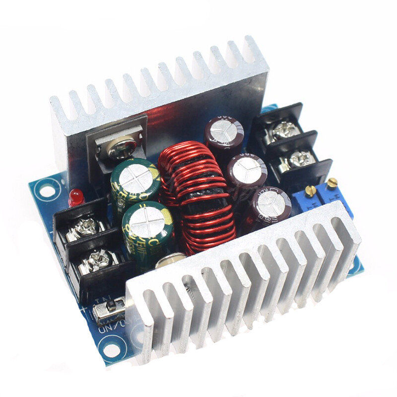 300W 20A DC-DC Buck Converter Step Down Module Constant Current LED Driver CC CV Adjustable Power Step Down Voltage Board 300W 20A DC-DC Buck Converter Step Down Module Constant Current LED Driver Power Step Down Voltage Module Electrolytic Capacitor
