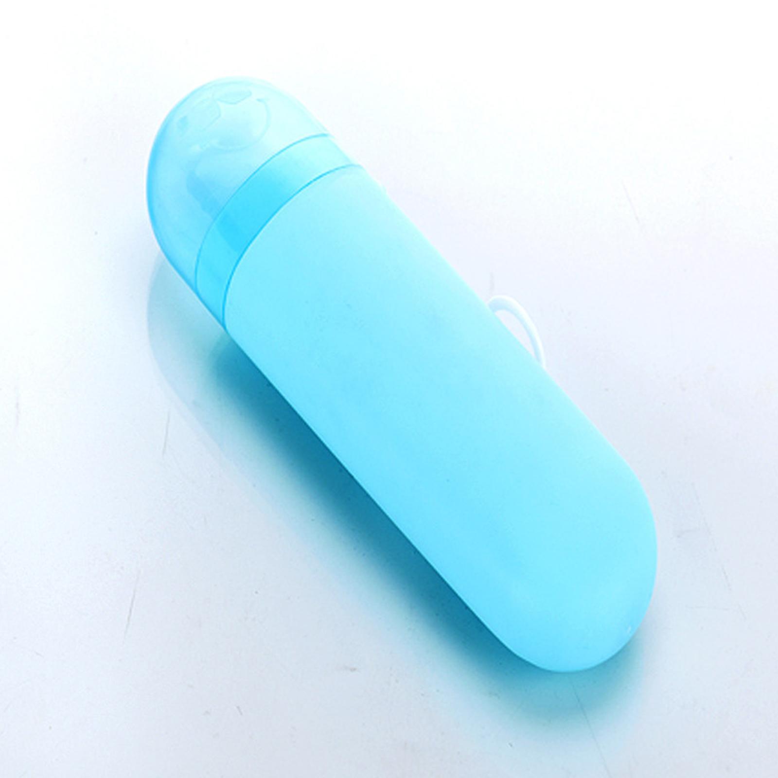 Blesiya Travel Toothbrush Case Durable Dustproof Transparent Cover for Toothpaste