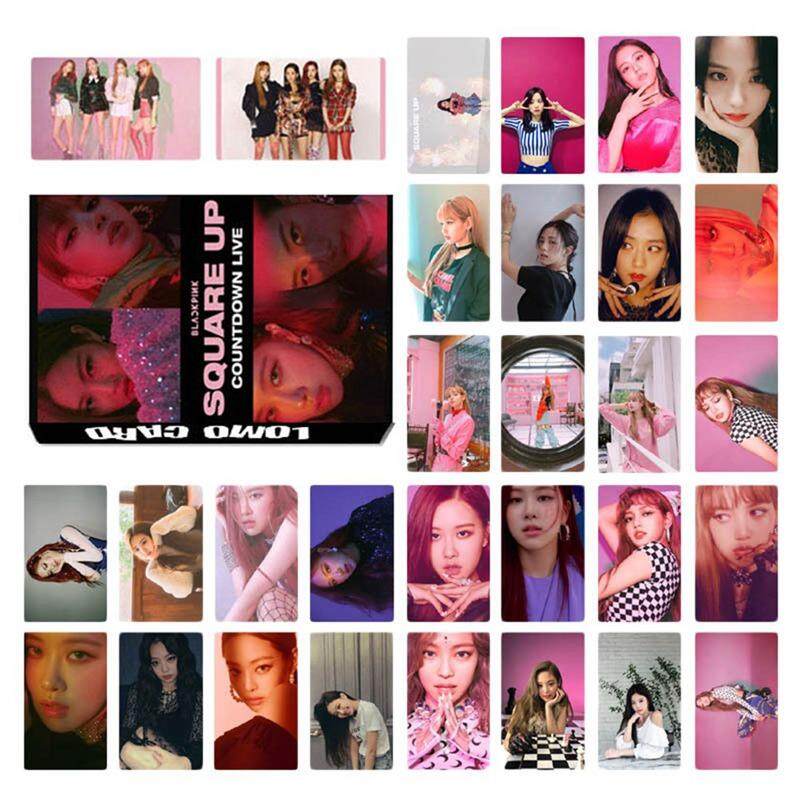 CANDY 30Pcs/ Box Korea Pop Blackpink Album Square Up LOMO Photo Polaroid Cards