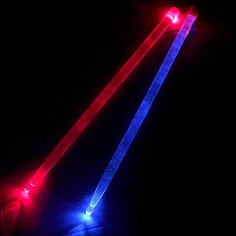 SLADE 1 5A Acrylic Dùi Trống Hồng & Xanh Dương Phát Sáng Luân Phiên Noctilucent Diễn Sân Khấu Dạ Quang Jazz Dùi Trống