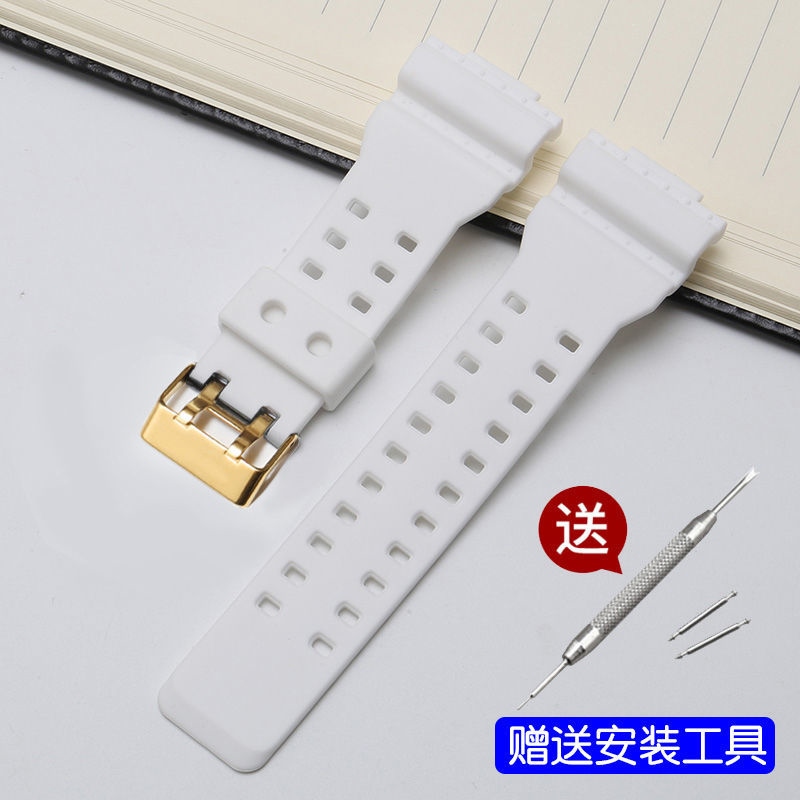 Suitable for Casio g-shock watch accessories GA-110GB GD/GLS/100 120 male silicone watch strap