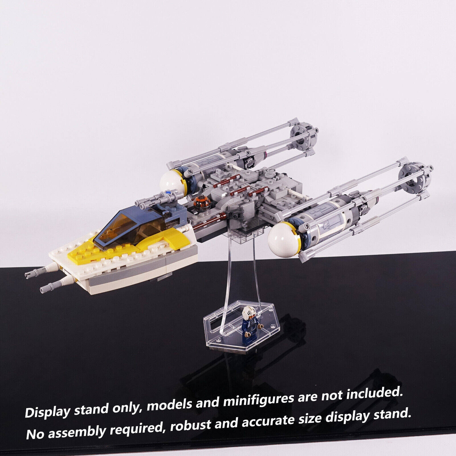 Display Stand for LEGO 7658 9495 75249 75172 75181 Y-Wing