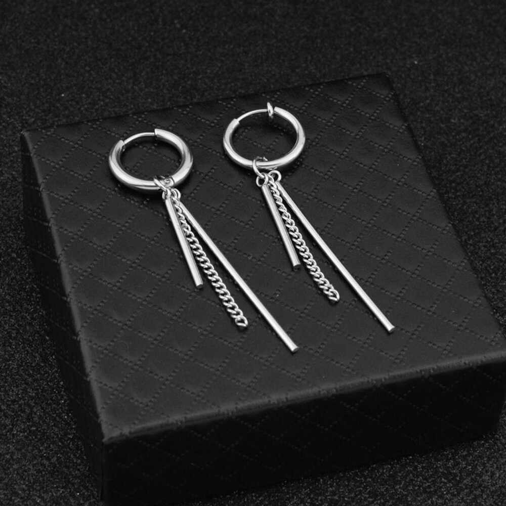 BTS Jung Kook Xỏ Khuyên Chuỗi Dài Bông Tai Sành Điệu