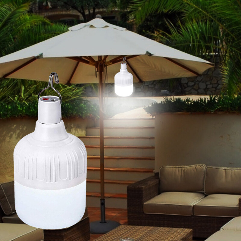 Đèn LED Cắm Trại Di Động Bóng Đèn USB Có Thể Sạc Lại Lều Đèn BBQ Đi Bộ Đường Dài