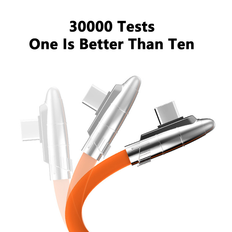 1m 2M kim loại kẽm Cáp sạc USB 120W siêu nạp Cáp dữ liệu 6A sạc nhanh Loại-C IOS PD Cáp