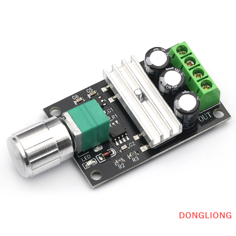 Dongliong pwm dc motor speed controller 6v 12v 24v 28v 3a speed regulator switch