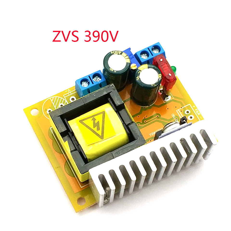 DC-DC high voltage capacitor charging ZVS boost module 45-390V 780V Adjustable Regulator