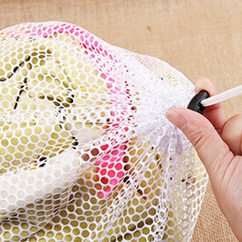 Terylin  Washing Machine Clothes Underwear Locking Drawstring Laundry Mesh Net Pouch Bag