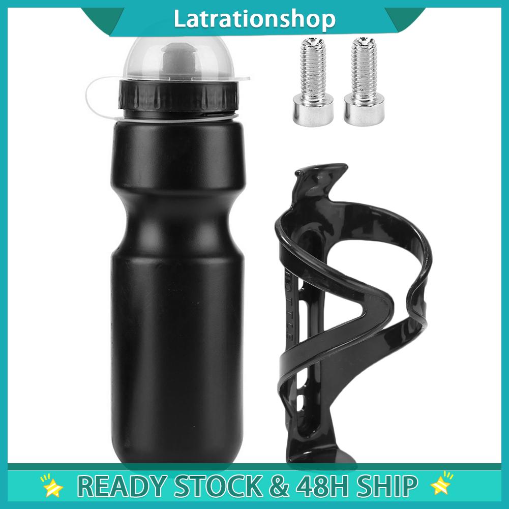 650Ml จักรยานเสือภูเขาขวดน้ำจักรยาน + ที่ใส่ขวดน้ำที่ยึดสกรู Drinkware ...