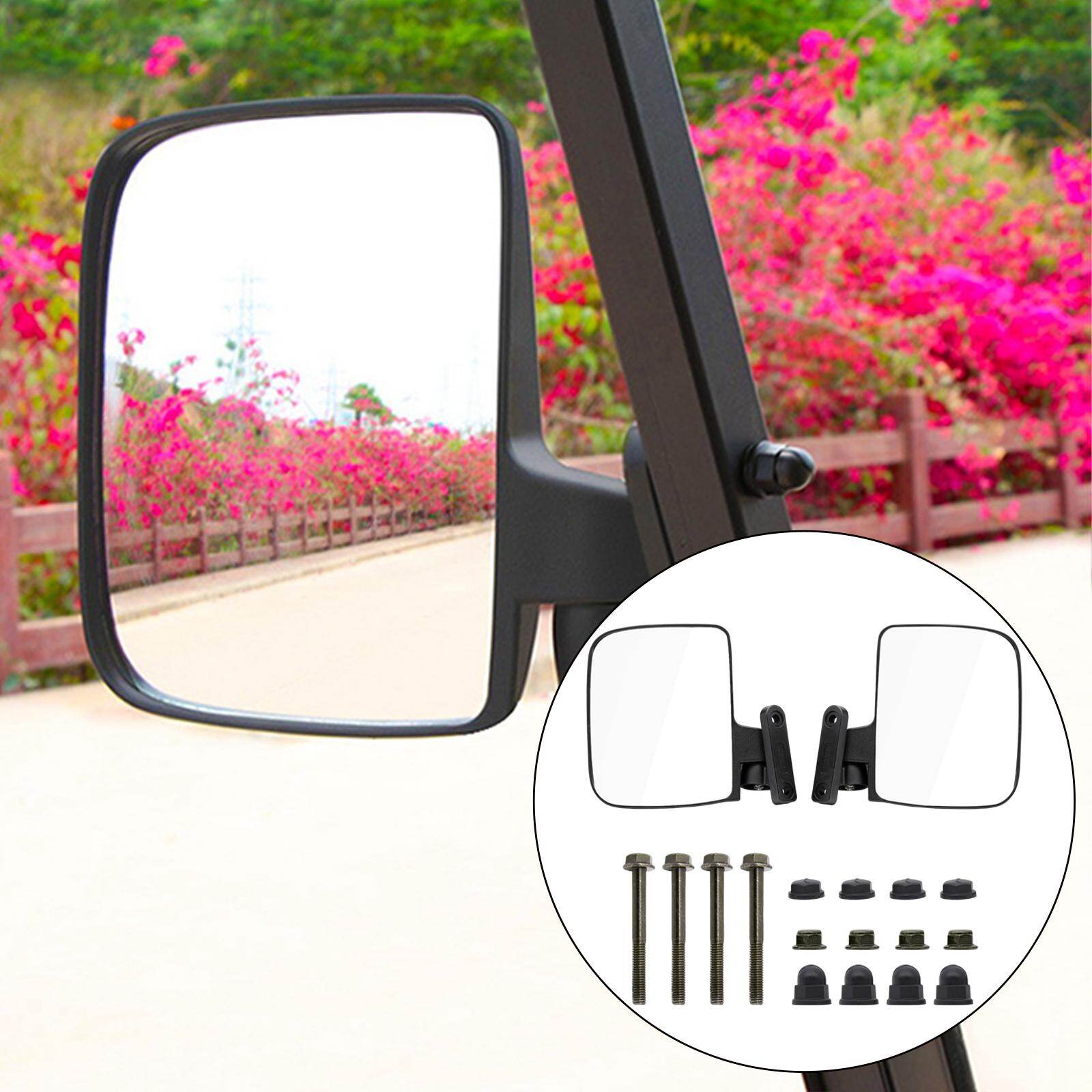 Baoblaze Golf Cart Side View Mirrors For E-ZGO, Yamaha, Club Car Golf Cart