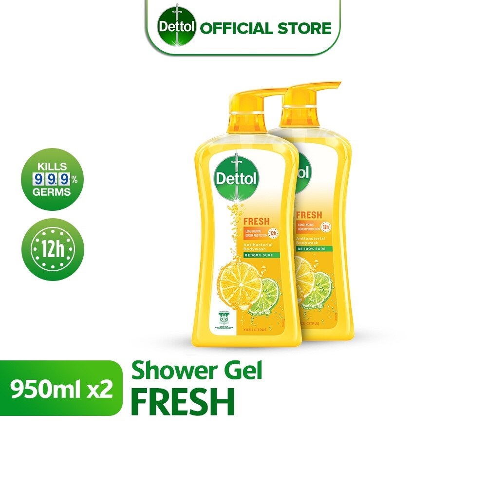 Dettol Shower Gel Body Wash 950ml (Twin pack) Lazada