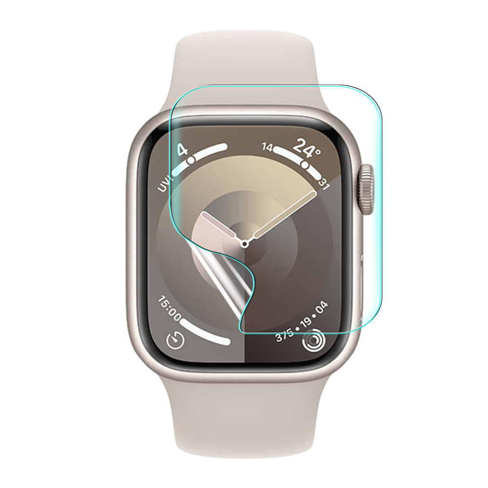Hydrogel Protective Film Comaptible with Apple Watch Series 9 Full Cover Screen Protector for Apple Watch Series 9 Film Not Glass Screen Protectors