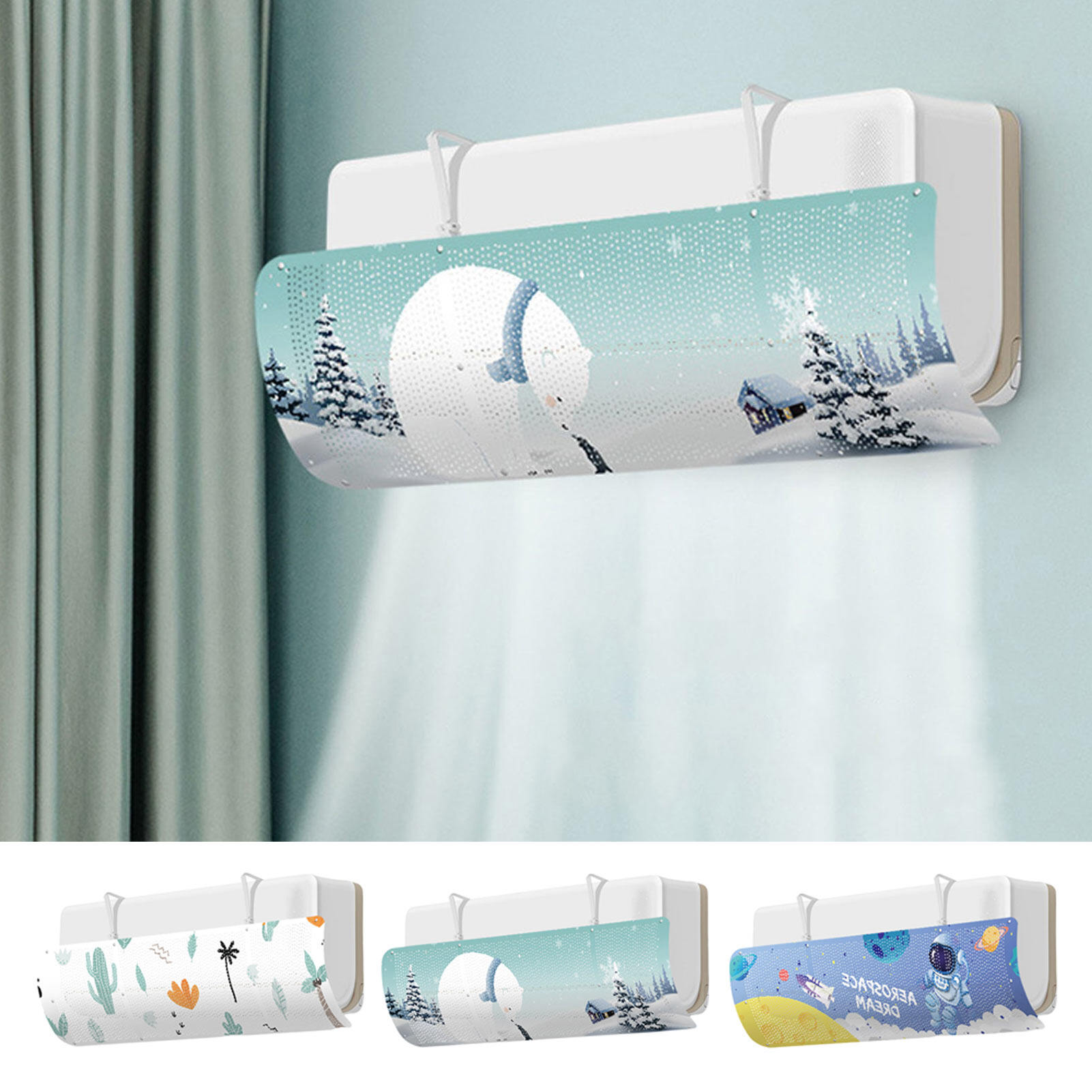 Adjustable Air Conditioning Wind Deflector Air Vent Deflector For Ac