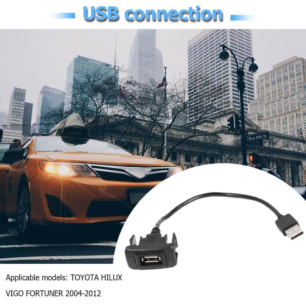 Cổng USB Nối Dài Gắn Bảng Điều Khiển Xe Hơi Bộ Chuyển Đổi Cáp Cho Toyota