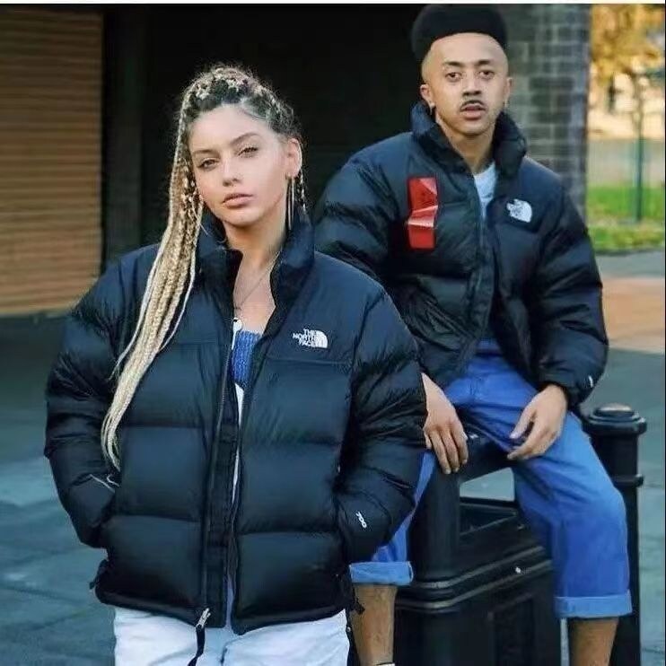 NEW THE NORTH FACE Correct version American version winter down jacket waterproof windproof and warm same style for men and women couple bread jacket for students original
