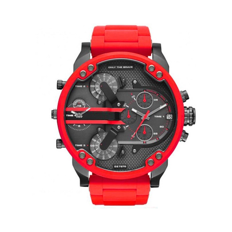 diesel watch red colour