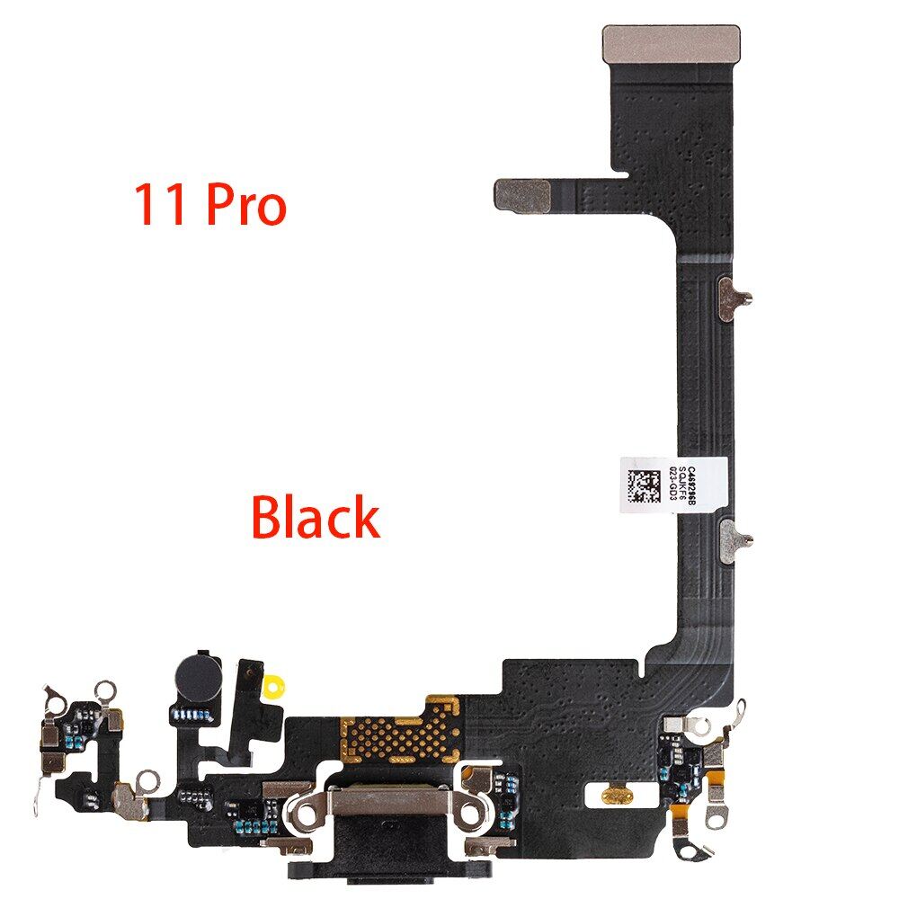 1Pcs Charger Port Flex Ribbon For Iphone 11 12 Pro Max USB Dock Charging Connector Data Flex Cable Replacement Parts