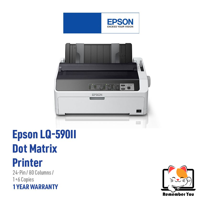 Epson LQ590II / LQ590IIN 24 Pin Dot Matrix Impact Printer Lazada
