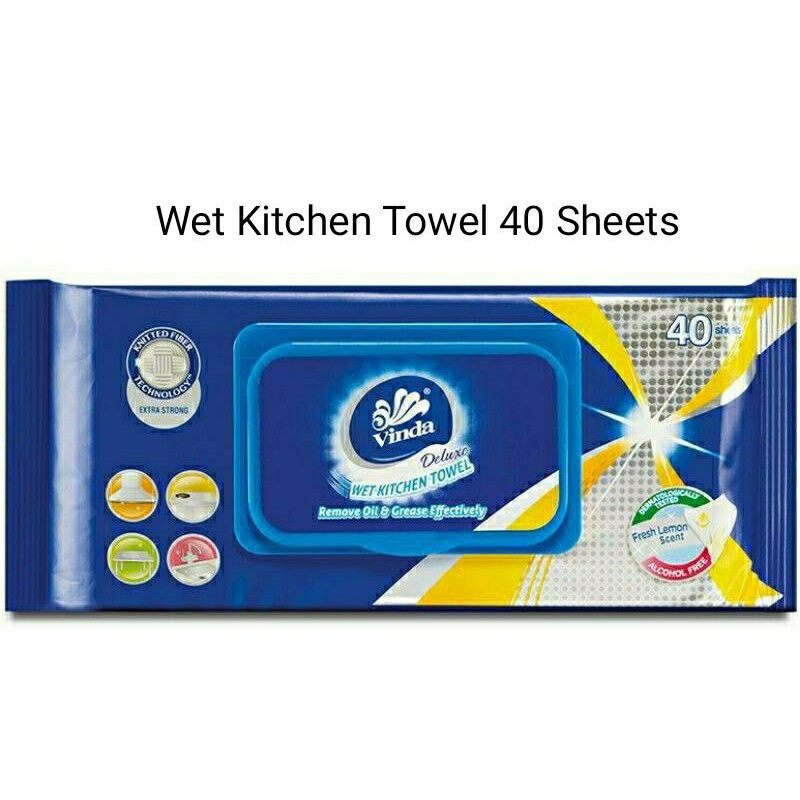 Vinda Deluxe Dry Wet Kitchen Towel mfg 2022new stock Lazada