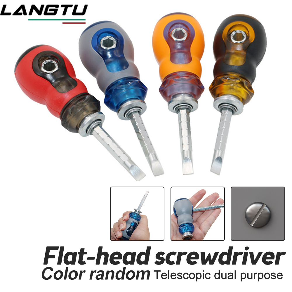 LANGTU Slotted Telescopic Small Screwdriver Cross Screwdriver Combination Set with Magnetic