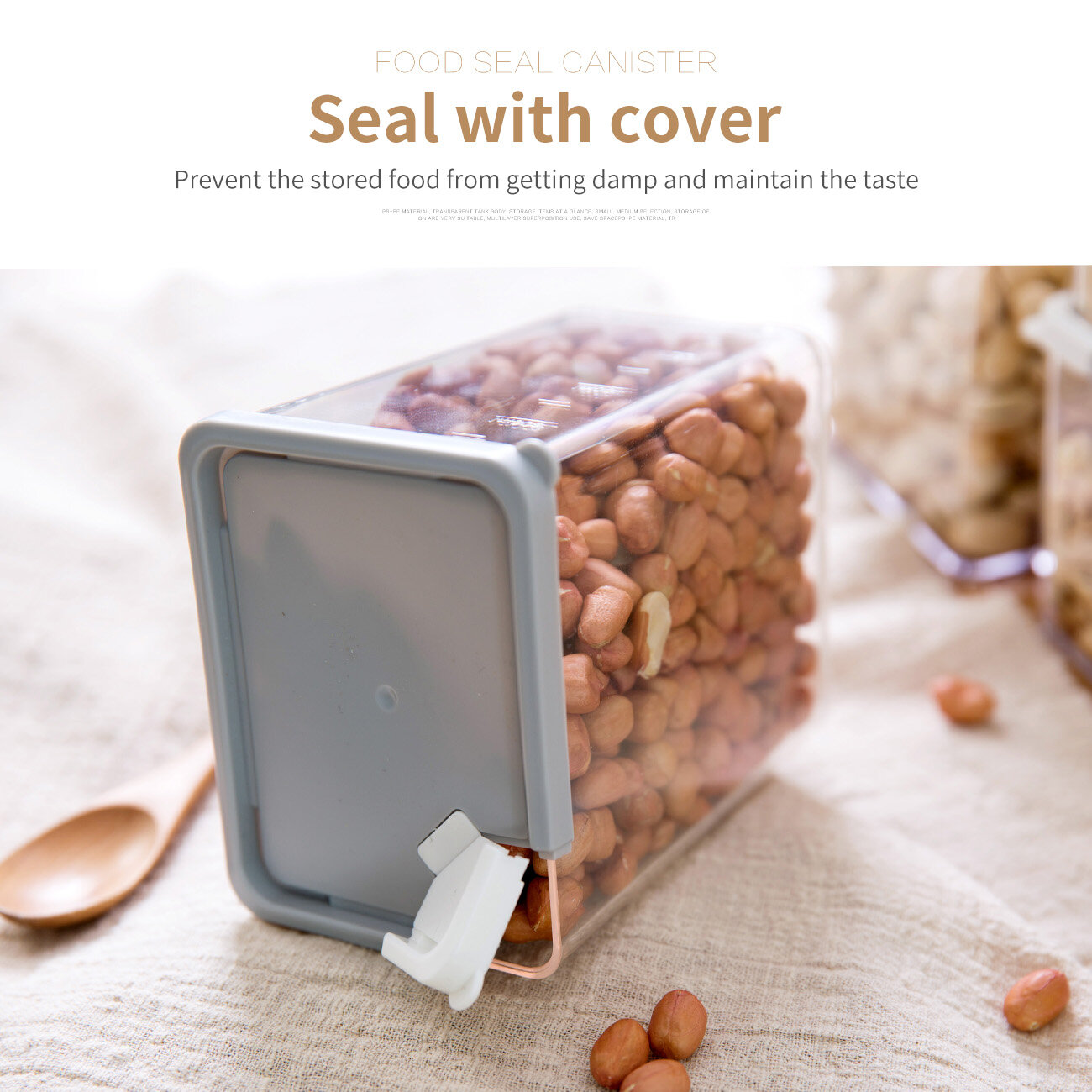 CNMF High-Capacity Moth-Proof Moisture-Proof Sealed Cereal Storage Box