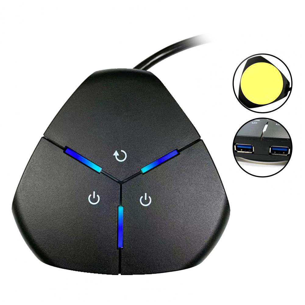Vỏ Máy Tính Để Bàn Chống Nước TEUCER, Công Tắc Nút Nhấn Bật/Tắt Nguồn Điện Đối Với Trang Chủ Văn Phòng