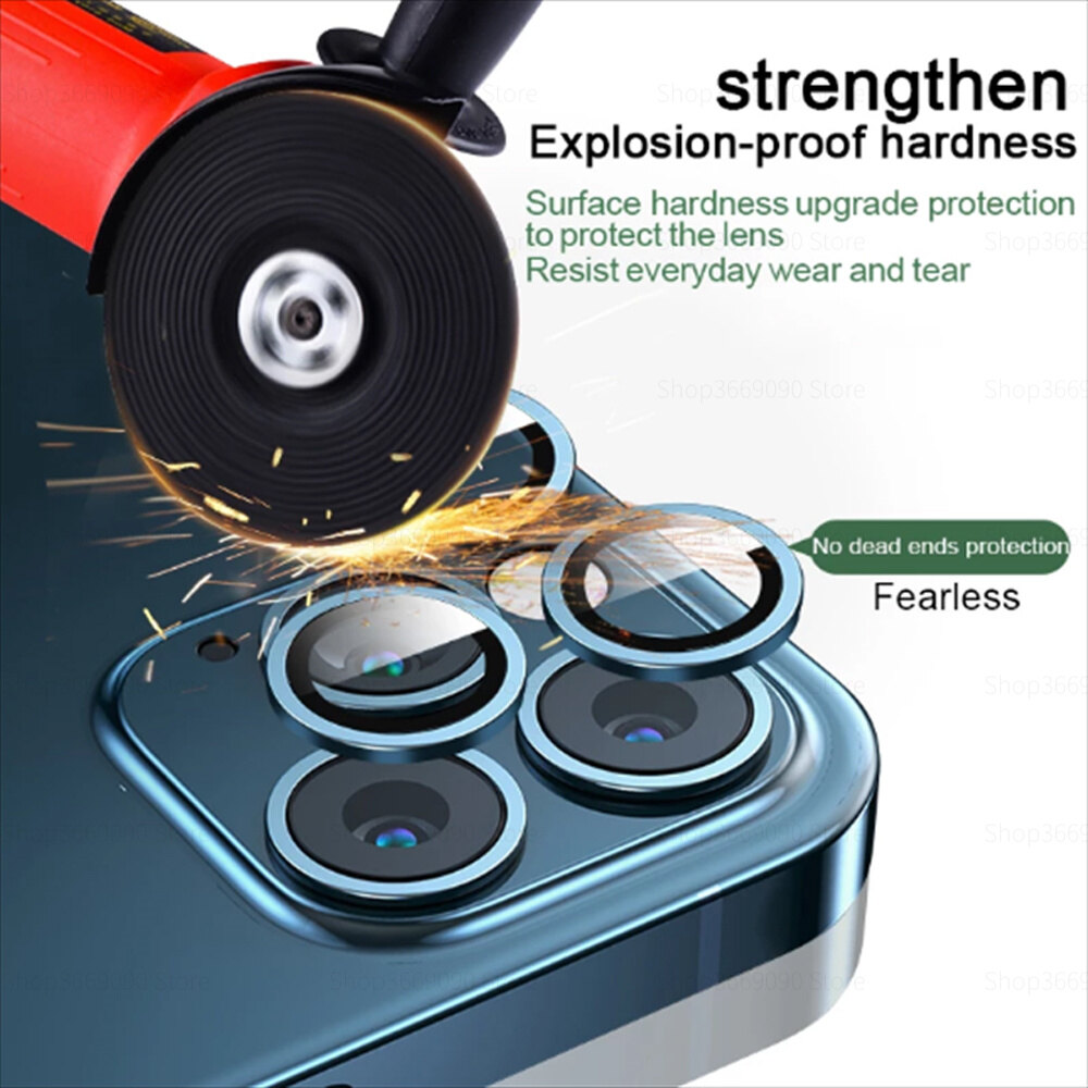 Camera Protection For iPhone 15 Pro Max Plus Lens Protective Glass Metal Ring Camera Protector Cover For iPhone15 Plus iPhone15Pro 15Pro Max 2023 lens Protector Cap