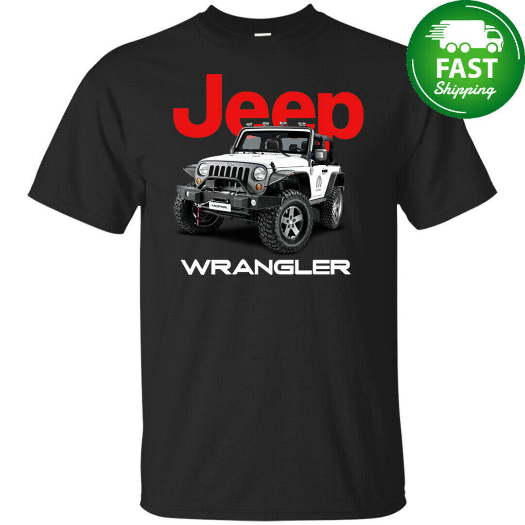 2022 NEW Jeep Wrangler Black T Shirt Car Logo Men's Usa Short Sleeve |  Lazada PH