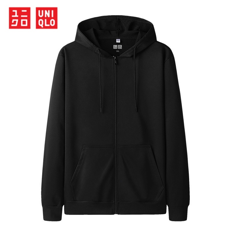 Uniqlo Men's Sports Hooded Fashion Casual Sweater - Stylish Athletic  Sweatshirt for Men (Black) | Lazada