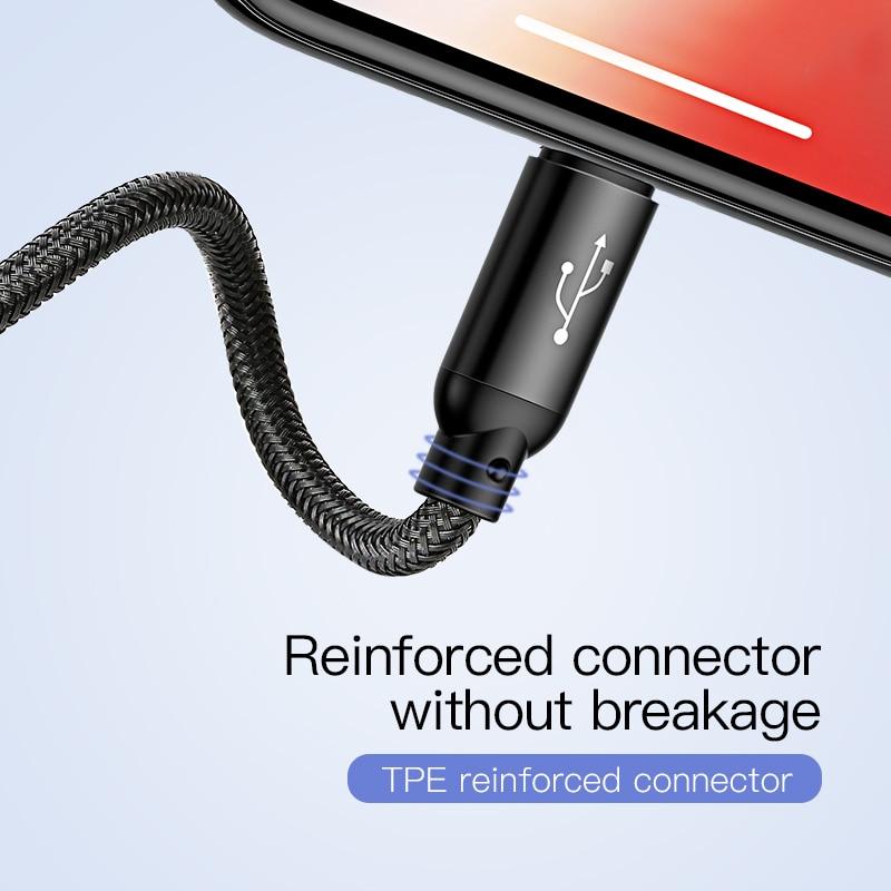 Cáp sạc đa năng Baseus Rapid Series 3 trong 1 cho iPhone/ iPad, Smartphone & Tablet Android (3.5A, 1.2M, Type C/ Micro/ Lightning , Fast charge 3 in 1 Cable)
