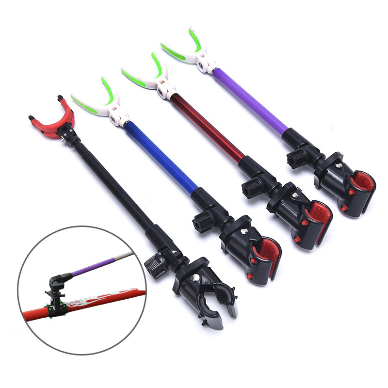 KUVN 【Flash Sale】Telescopic Fishing Bracket Rod Holder 3 Sections Bracket Support Stand Tool