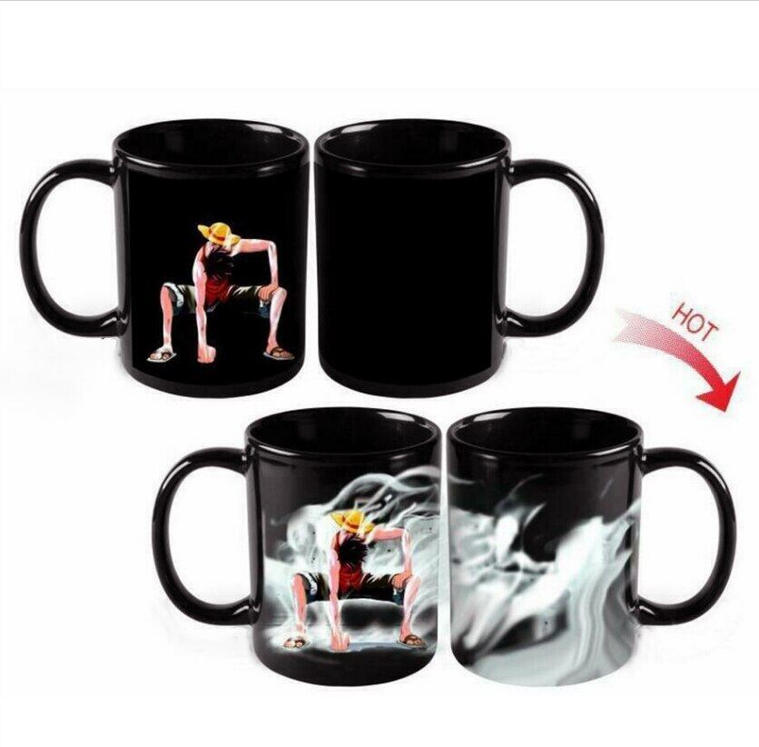 Dropshipping Color Changing Magic Anime Ceramic Mug Coffee Mug
