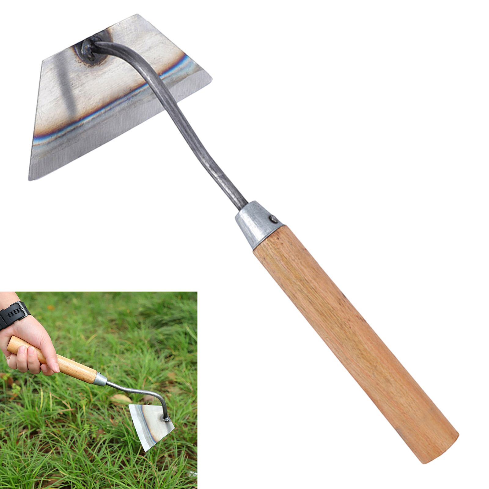 Blesiya Welded Garden Hoe Weeding Yard Digging Sickle Gardening Tool
